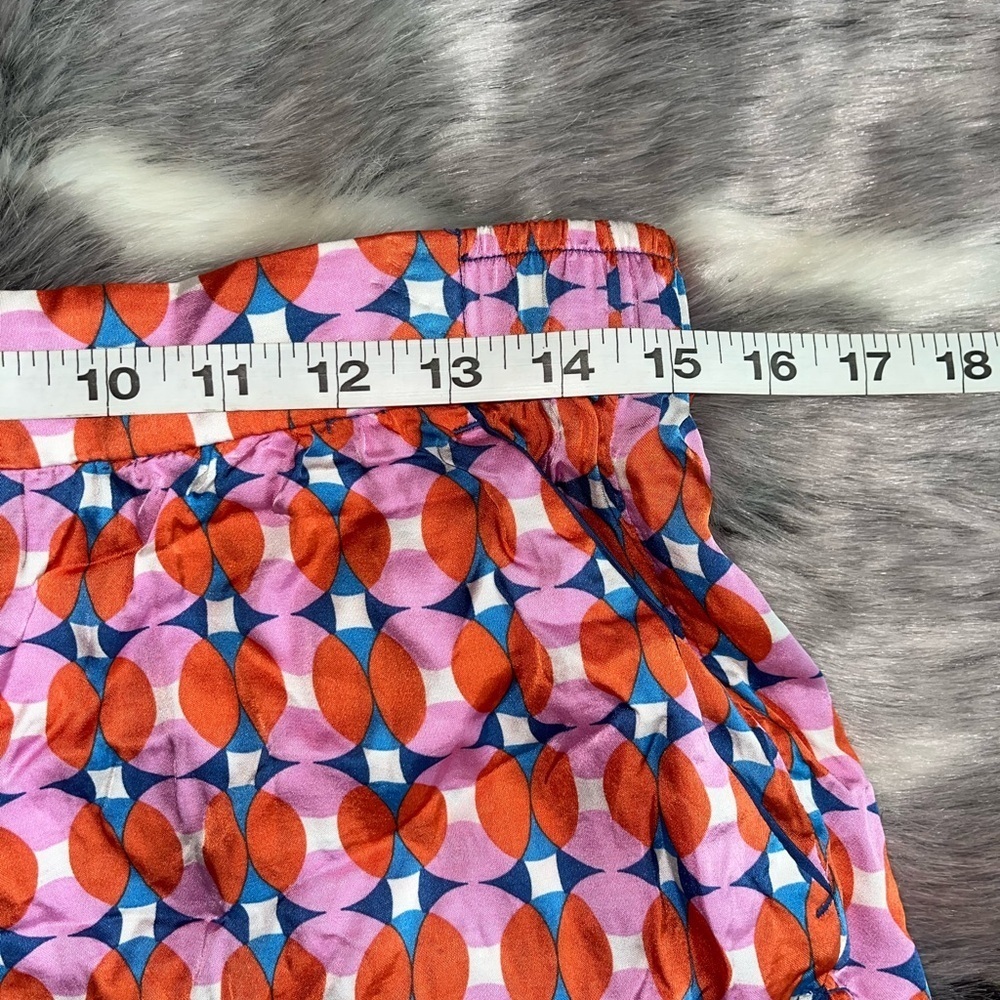 Anthropologie the Lilly geometric pj Shorts sz large L - Picture 5 of 8